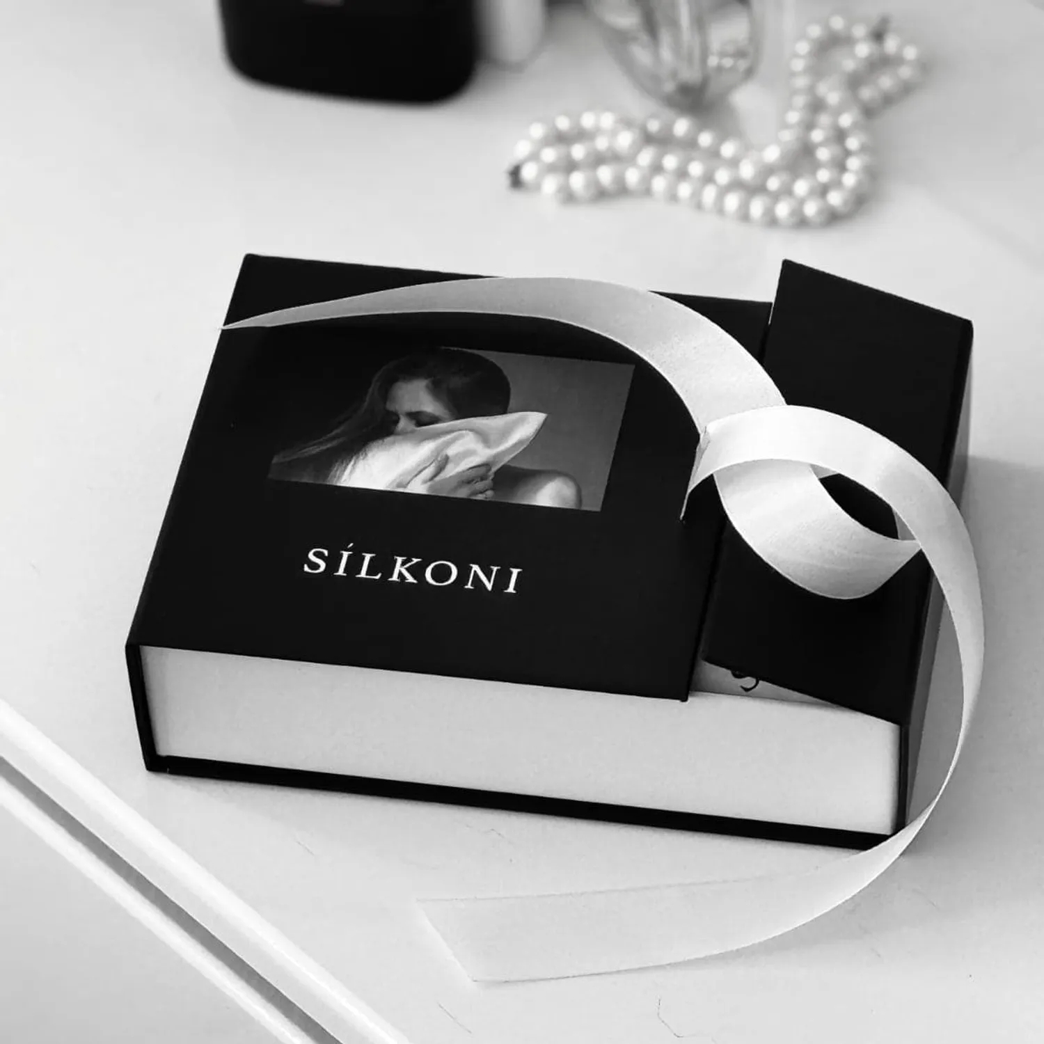 Шовкова наволочка Блакитна - фото 7