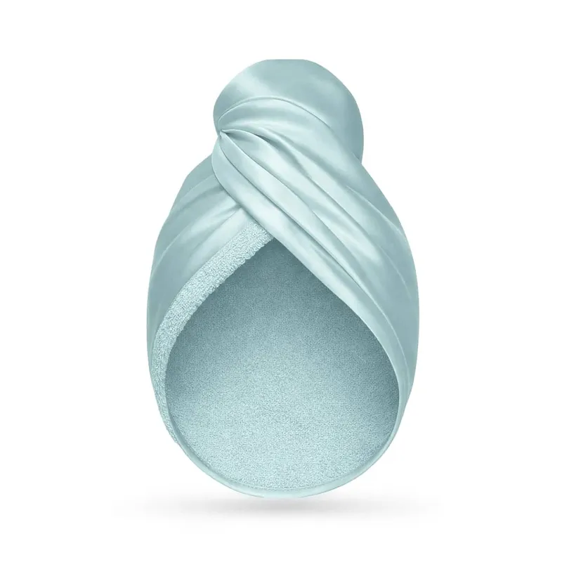 Шовковий тюрбан Блакитний - фото 1