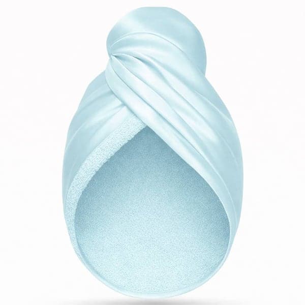 Шовковий тюрбан Блакитний - фото 1