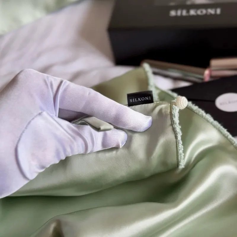 Шовковий тюрбан Трав'яний - фото 4