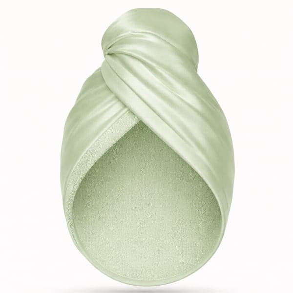 Шовковий тюрбан Блакитний - фото 4